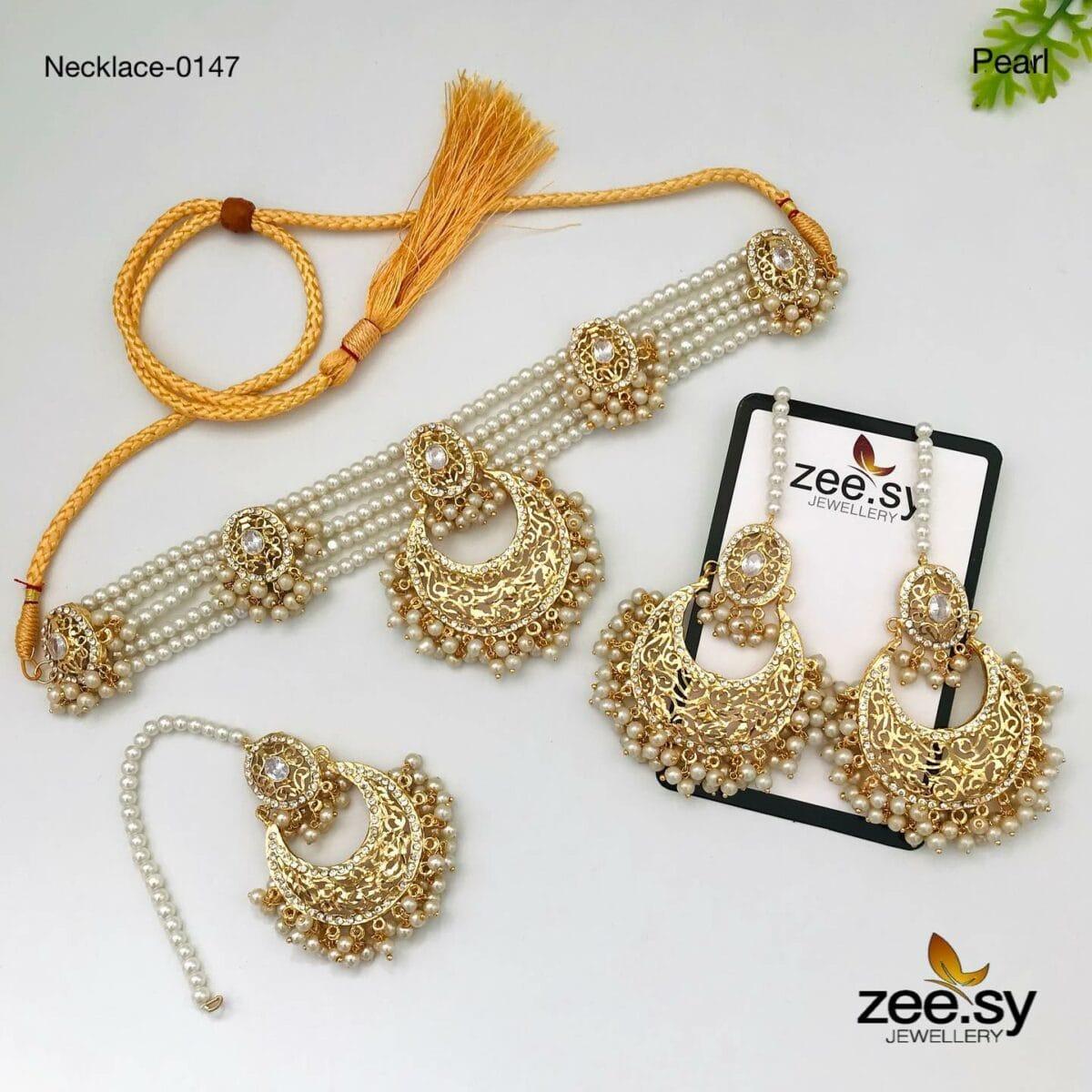 Necklace-0147 - by - Libasekhas UK - Registered Vendor of : Zeesy - 100% Original Designer Dresss