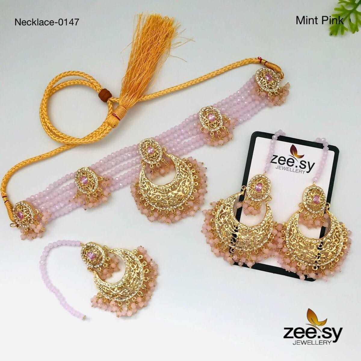 Necklace-0147 - by - Libasekhas UK - Registered Vendor of : Zeesy - 100% Original Designer Dresss