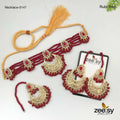 Necklace-0147 - by - Libasekhas UK - Registered Vendor of : Zeesy - 100% Original Designer Dresss
