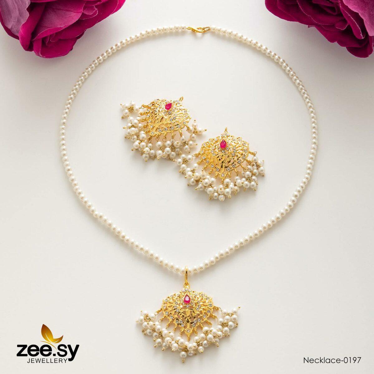 Necklace-0197 - by - Libasekhas UK - Registered Vendor of : Zeesy - 100% Original Designer Dresss