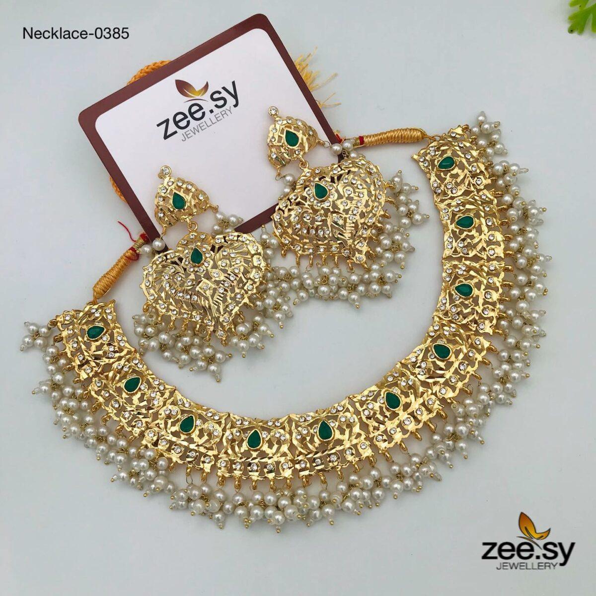 Necklace-0385 - by - Libasekhas UK - Registered Vendor of : Zeesy - 100% Original Designer Dresss