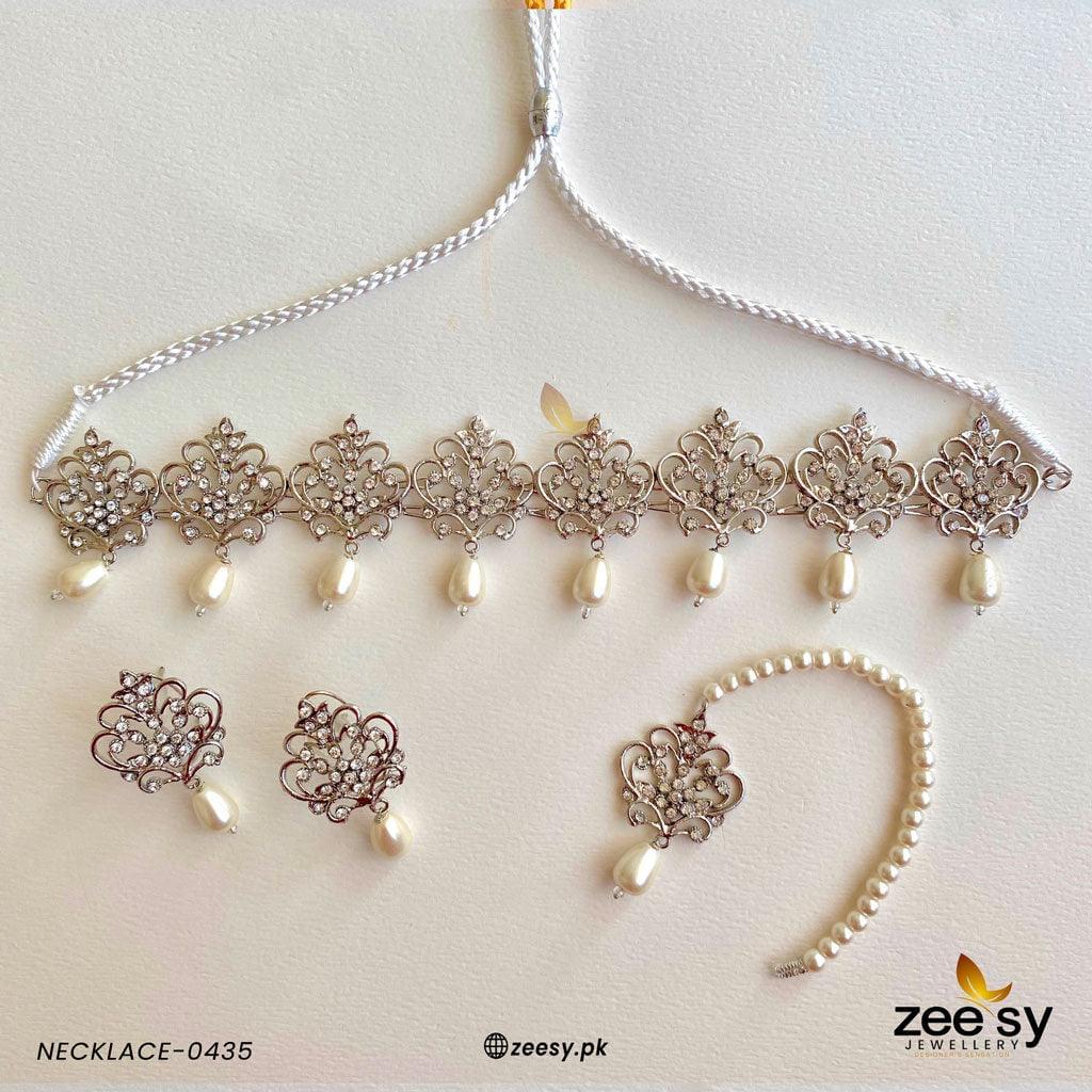 Ayeza Khan Necklace-0435 - by - Libasekhas UK - Registered Vendor of : Zeesy - 100% Original Designer Dresss