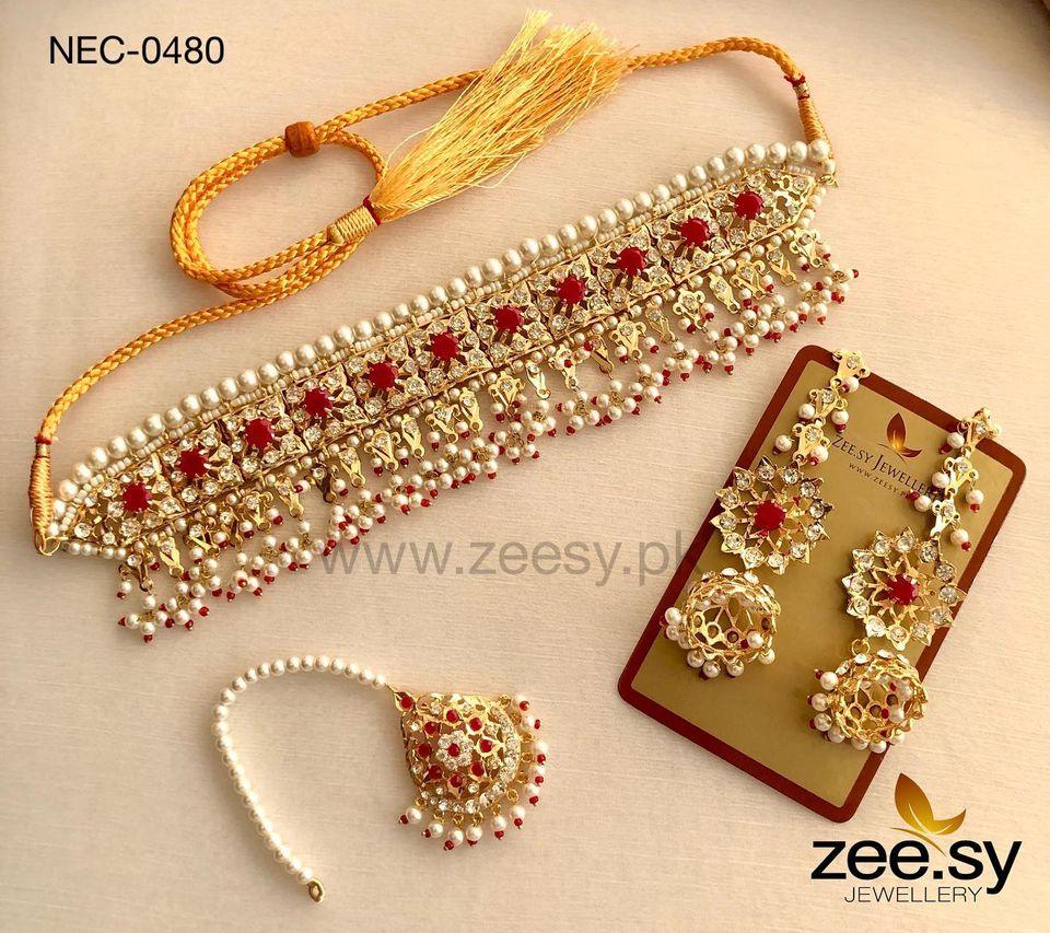 Necklace-0480 - by - Libasekhas UK - Registered Vendor of : Zeesy - 100% Original Designer Dresss