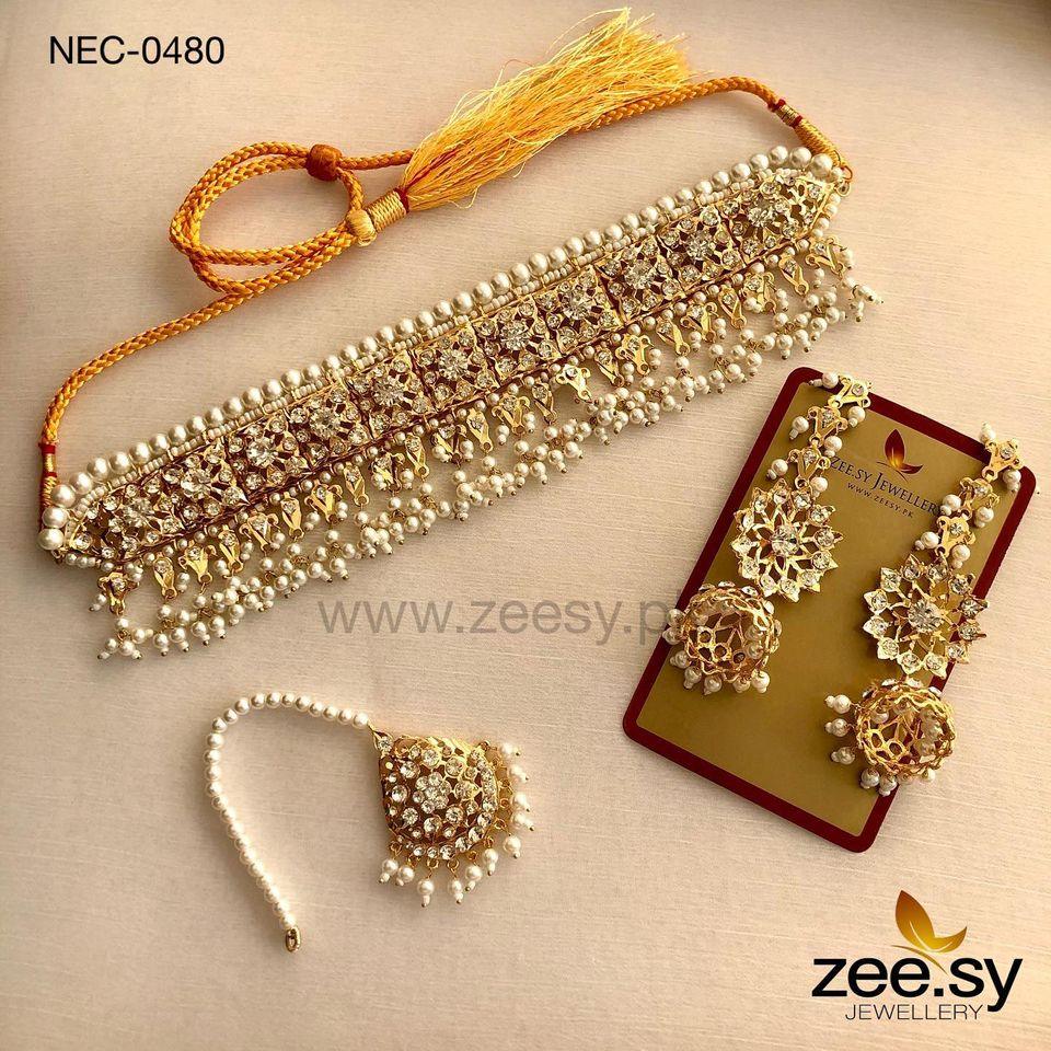 Necklace-0480 - by - Libasekhas UK - Registered Vendor of : Zeesy - 100% Original Designer Dresss
