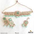 Kundan Necklace-0536 - by - Libasekhas UK - Registered Vendor of : Zeesy - 100% Original Designer Dresss