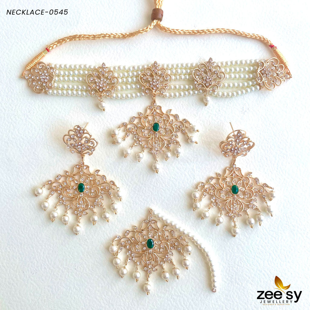 Sunflower Necklace-0545 - by - Libasekhas UK - Registered Vendor of : Zeesy - 100% Original Designer Dresss