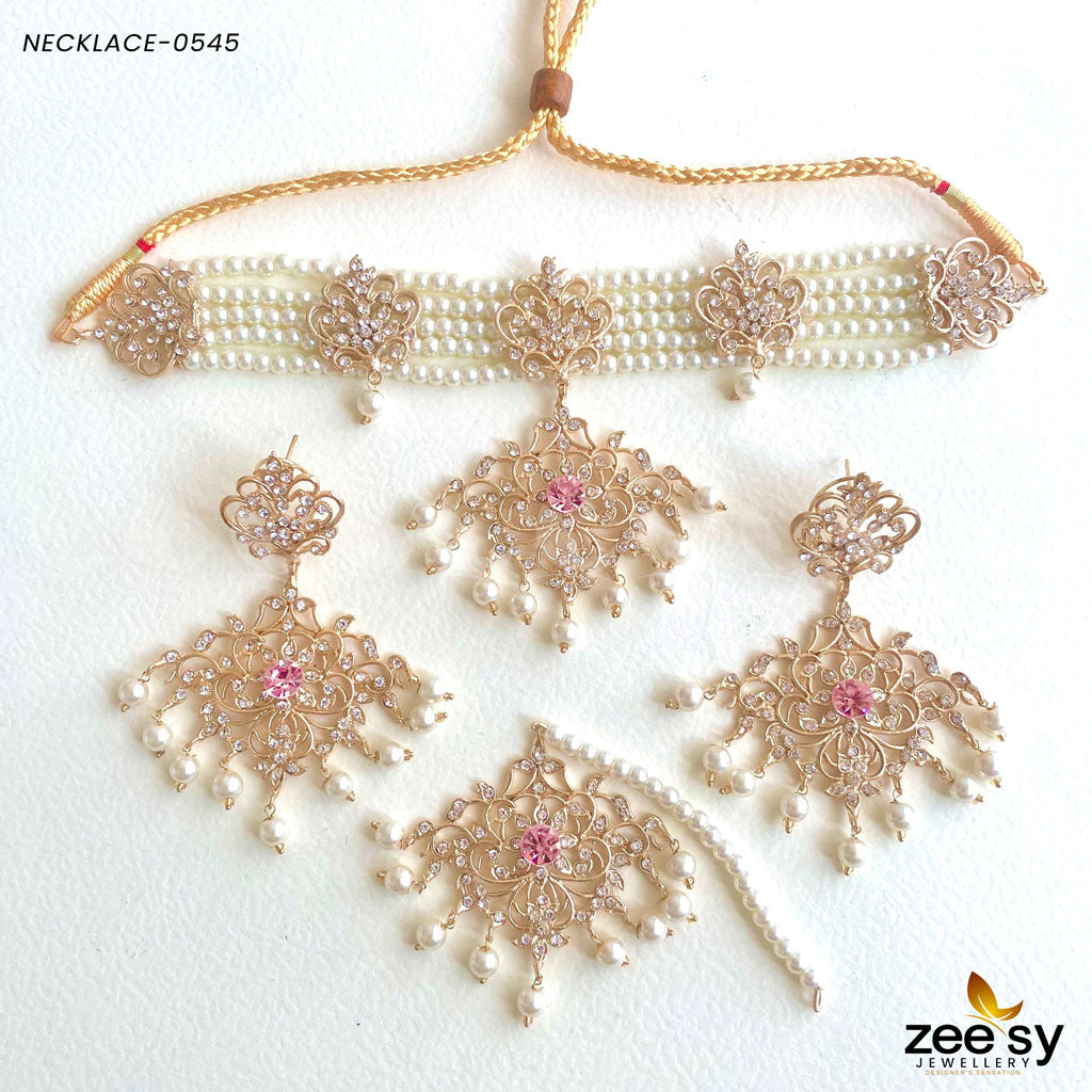 Sunflower Necklace-0545 - by - Libasekhas UK - Registered Vendor of : Zeesy - 100% Original Designer Dresss