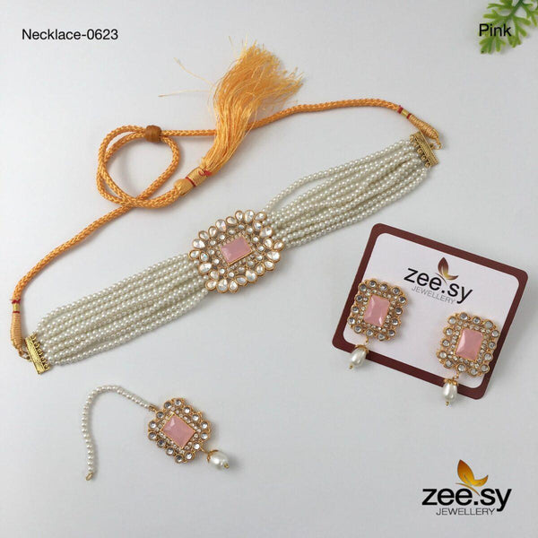 Necklace-0623 - by - Libasekhas UK - Registered Vendor of : Zeesy - 100% Original Designer Dresss