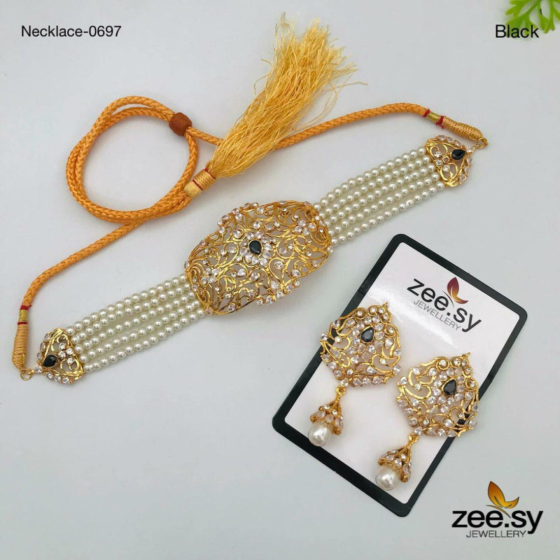 Necklace-0697 - by - Libasekhas UK - Registered Vendor of : Zeesy - 100% Original Designer Dresss