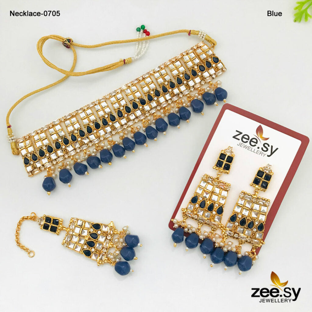 Necklace-0705 - by - Libasekhas UK - Registered Vendor of : Zeesy - 100% Original Designer Dresss