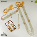 Mala Necklace-0712 - by - Libasekhas UK - Registered Vendor of : Zeesy - 100% Original Designer Dresss