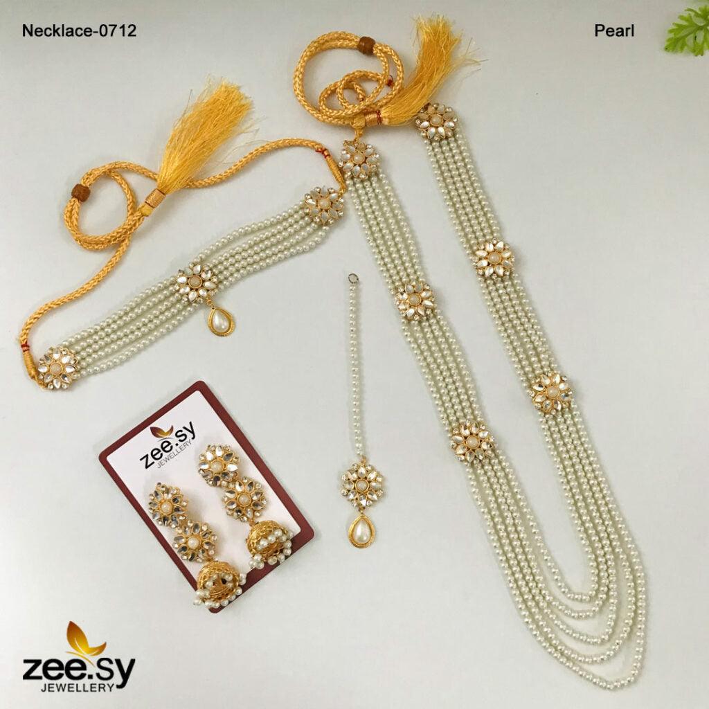 Mala Necklace-0712 - by - Libasekhas UK - Registered Vendor of : Zeesy - 100% Original Designer Dresss