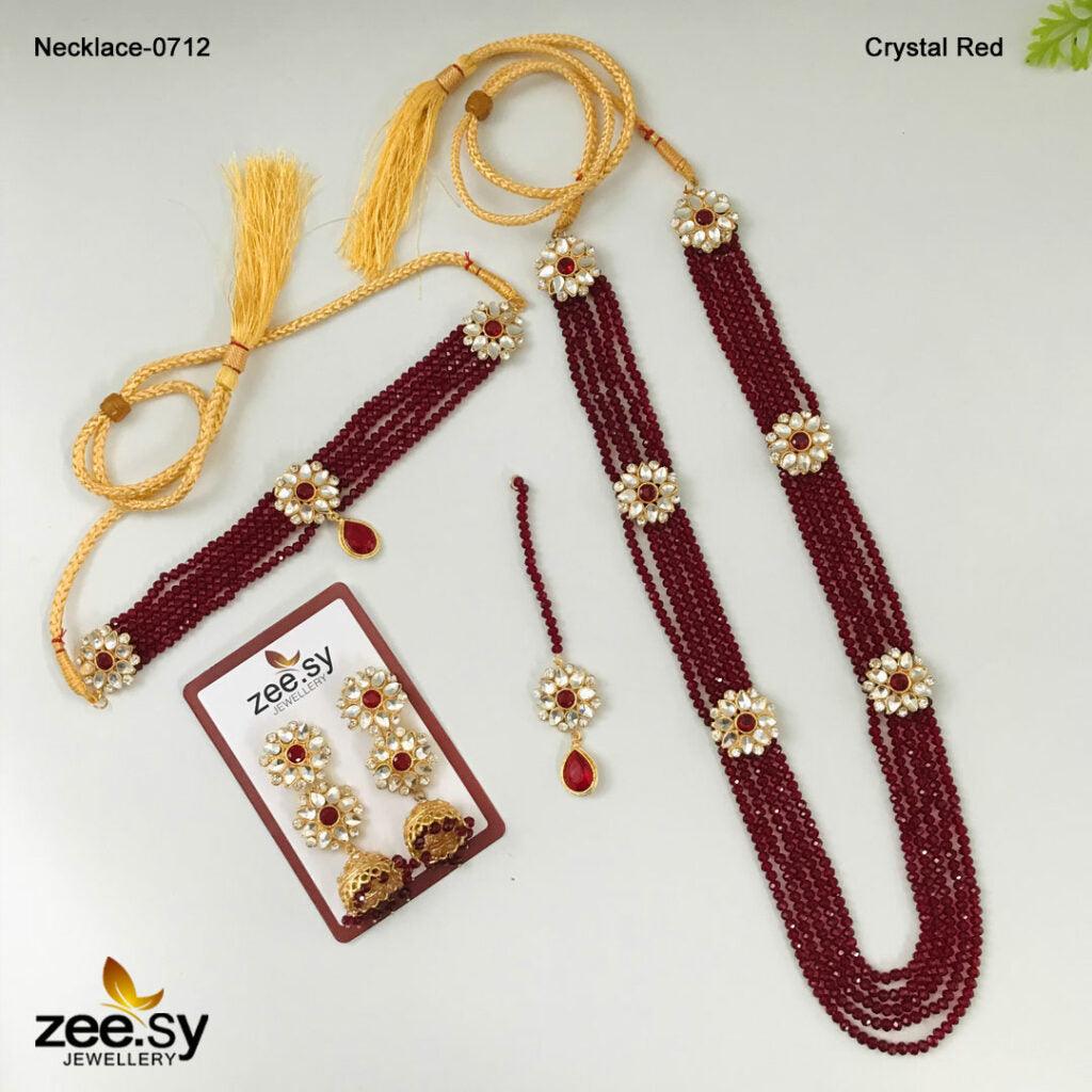 Mala Necklace-0712 - by - Libasekhas UK - Registered Vendor of : Zeesy - 100% Original Designer Dresss