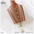 Mala Necklace-0776 - by - Libasekhas UK - Registered Vendor of : Zeesy - 100% Original Designer Dresss