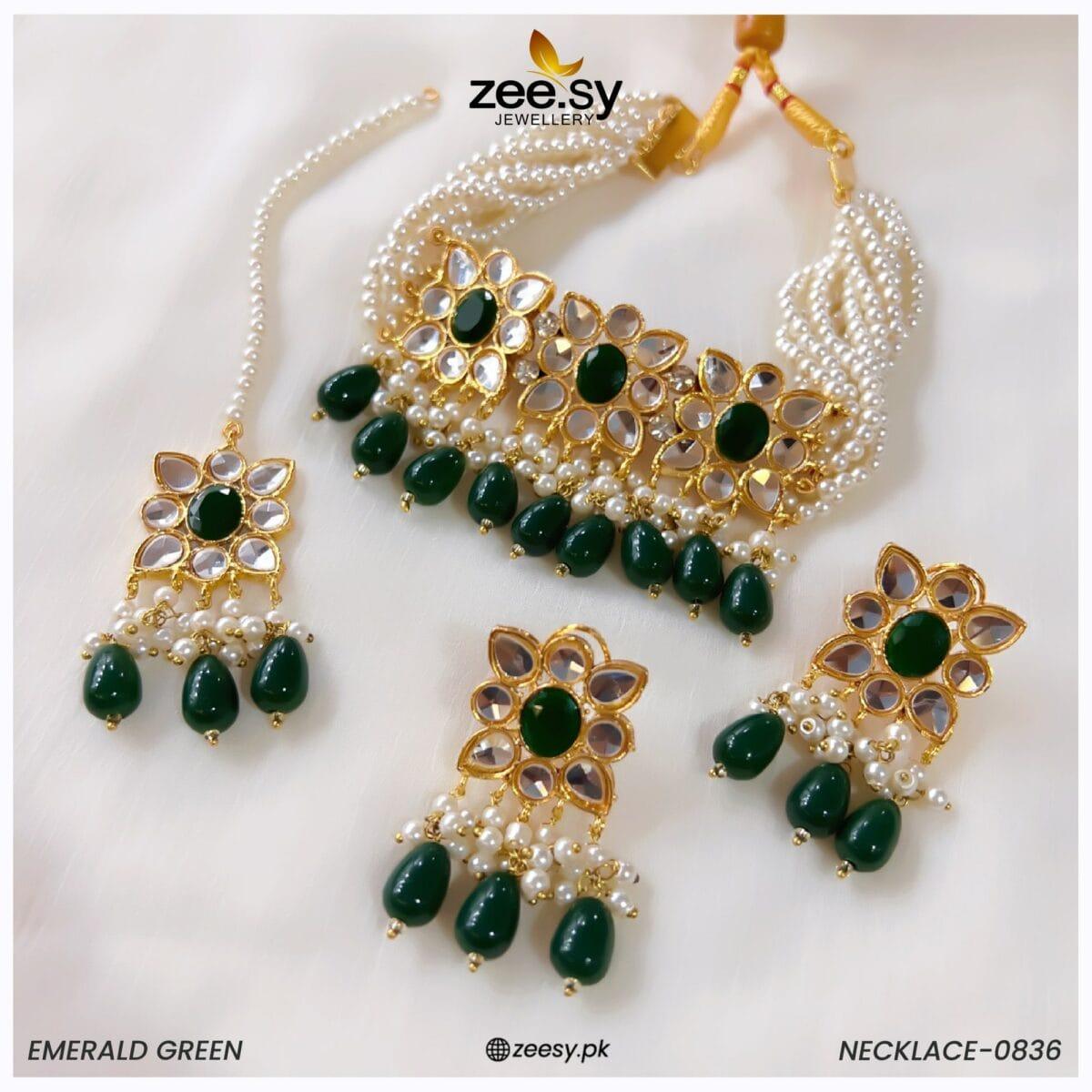 Necklace-0836 - by - Libasekhas UK - Registered Vendor of : Zeesy - 100% Original Designer Dresss