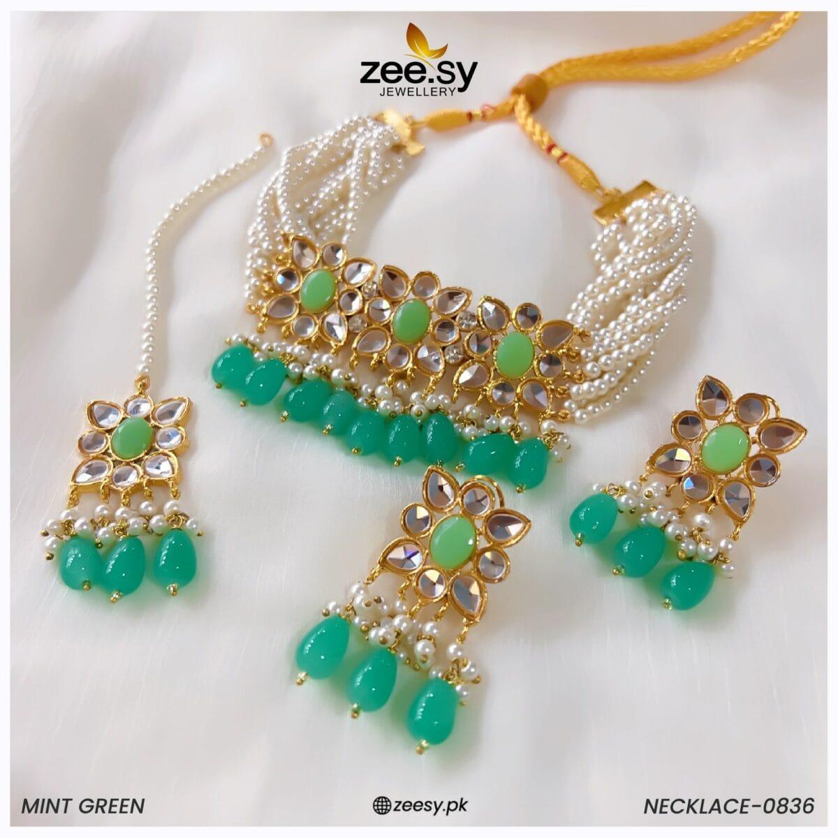 Necklace-0836 - by - Libasekhas UK - Registered Vendor of : Zeesy - 100% Original Designer Dresss