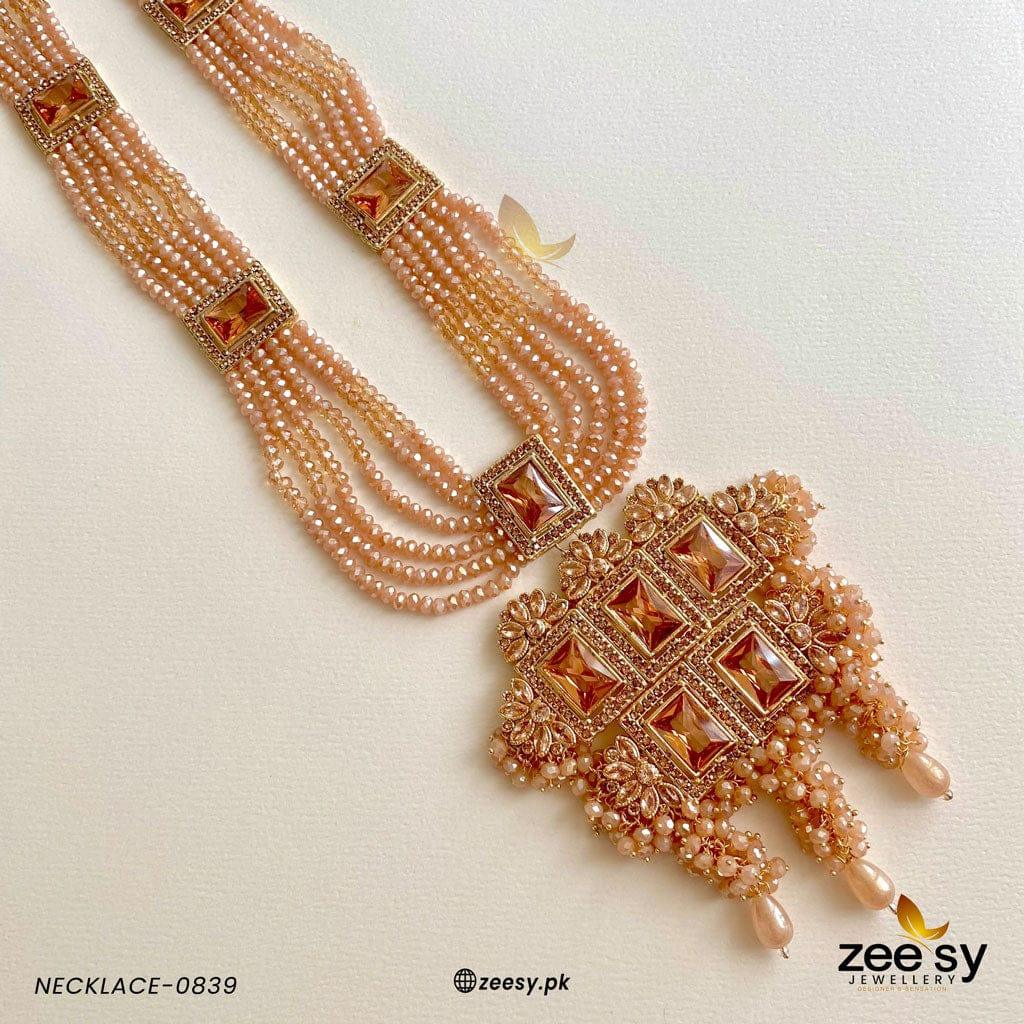 Mala Necklace-0839 - by - Libasekhas UK - Registered Vendor of : Zeesy - 100% Original Designer Dresss