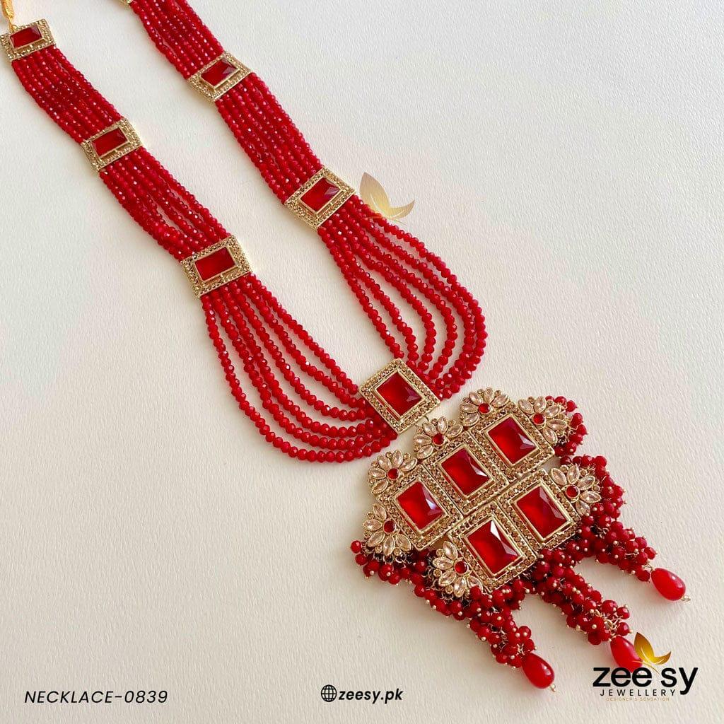 Mala Necklace-0839 - by - Libasekhas UK - Registered Vendor of : Zeesy - 100% Original Designer Dresss