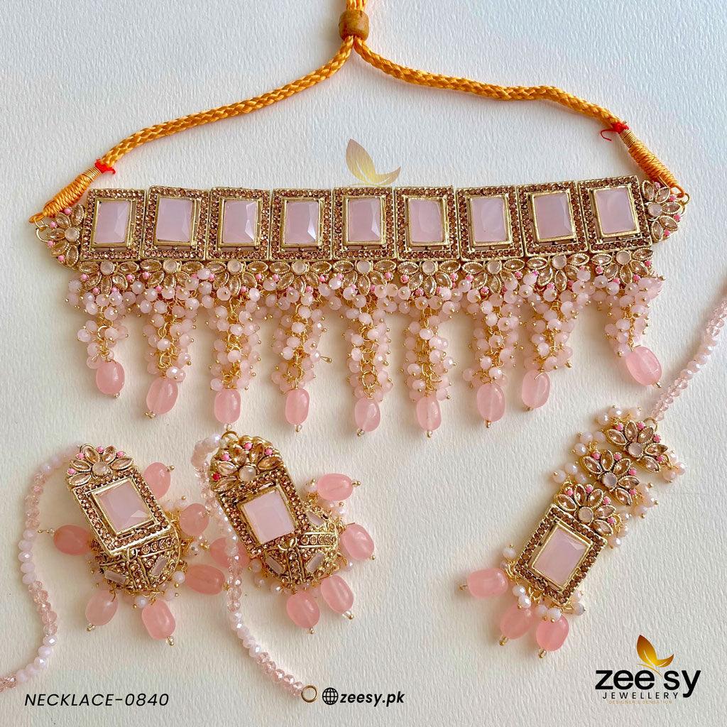 Necklace-0840 - by - Libasekhas UK - Registered Vendor of : Zeesy - 100% Original Designer Dresss