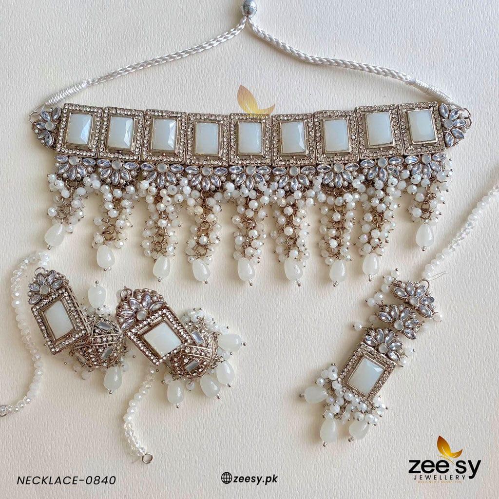 Necklace-0840 - by - Libasekhas UK - Registered Vendor of : Zeesy - 100% Original Designer Dresss