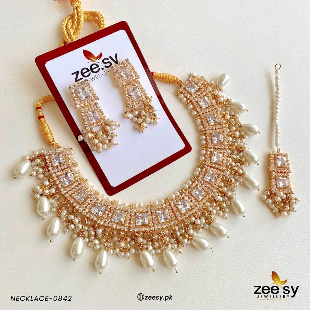 Necklace-0842 - by - Libasekhas UK - Registered Vendor of : Zeesy - 100% Original Designer Dresss
