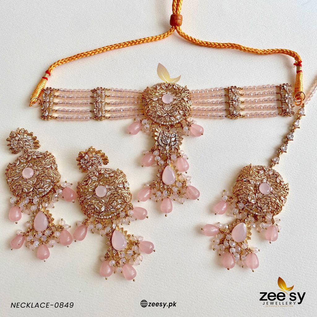 Necklace-0849 - by - Libasekhas UK - Registered Vendor of : Zeesy - 100% Original Designer Dresss