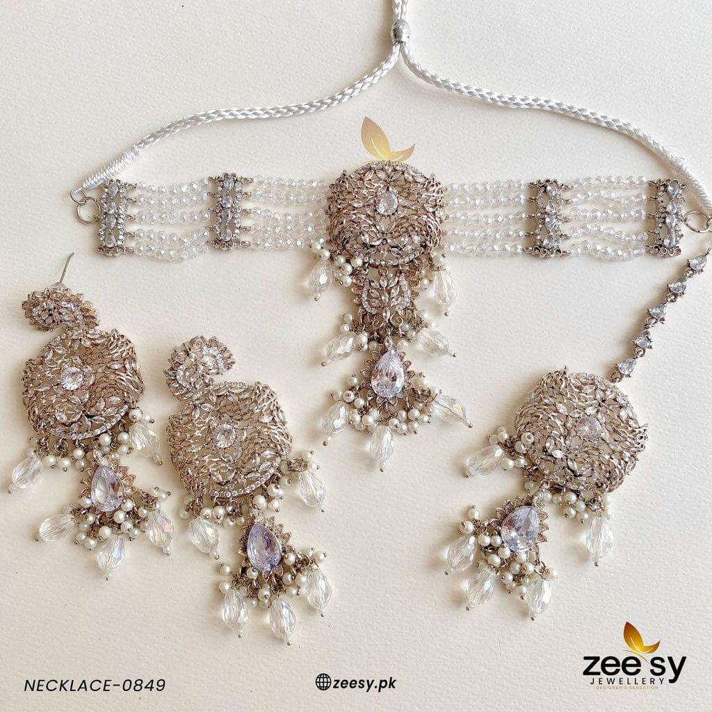 Necklace-0849 - by - Libasekhas UK - Registered Vendor of : Zeesy - 100% Original Designer Dresss