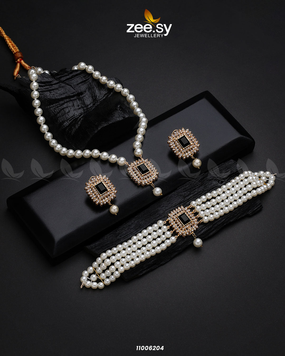 Mala Necklace-0850 - by - Libasekhas UK - Registered Vendor of : Zeesy - 100% Original Designer Dresss
