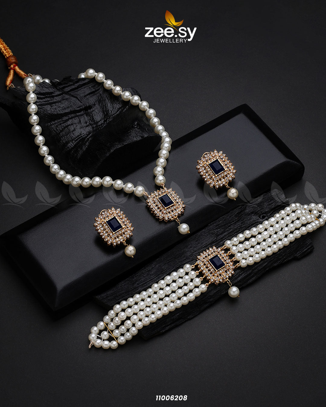 Mala Necklace-0850 - by - Libasekhas UK - Registered Vendor of : Zeesy - 100% Original Designer Dresss
