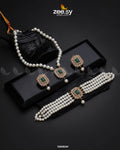 Mala Necklace-0850 - by - Libasekhas UK - Registered Vendor of : Zeesy - 100% Original Designer Dresss