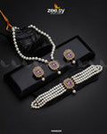 Mala Necklace-0850 - by - Libasekhas UK - Registered Vendor of : Zeesy - 100% Original Designer Dresss