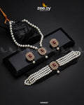 Mala Necklace-0850 - by - Libasekhas UK - Registered Vendor of : Zeesy - 100% Original Designer Dresss