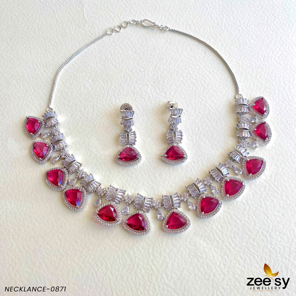 Necklace-0871 - by - Libasekhas UK - Registered Vendor of : Zeesy - 100% Original Designer Dresss