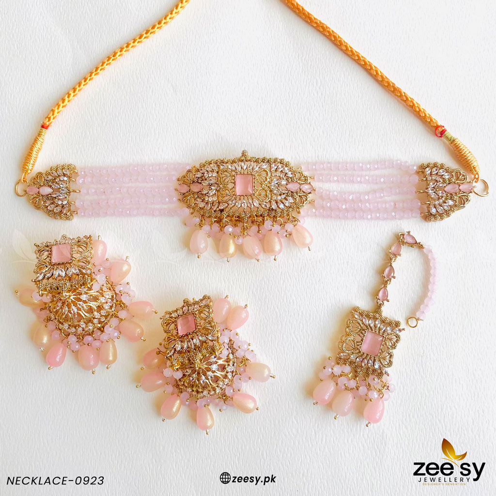 Necklace-0923 - by - Libasekhas UK - Registered Vendor of : Zeesy - 100% Original Designer Dresss