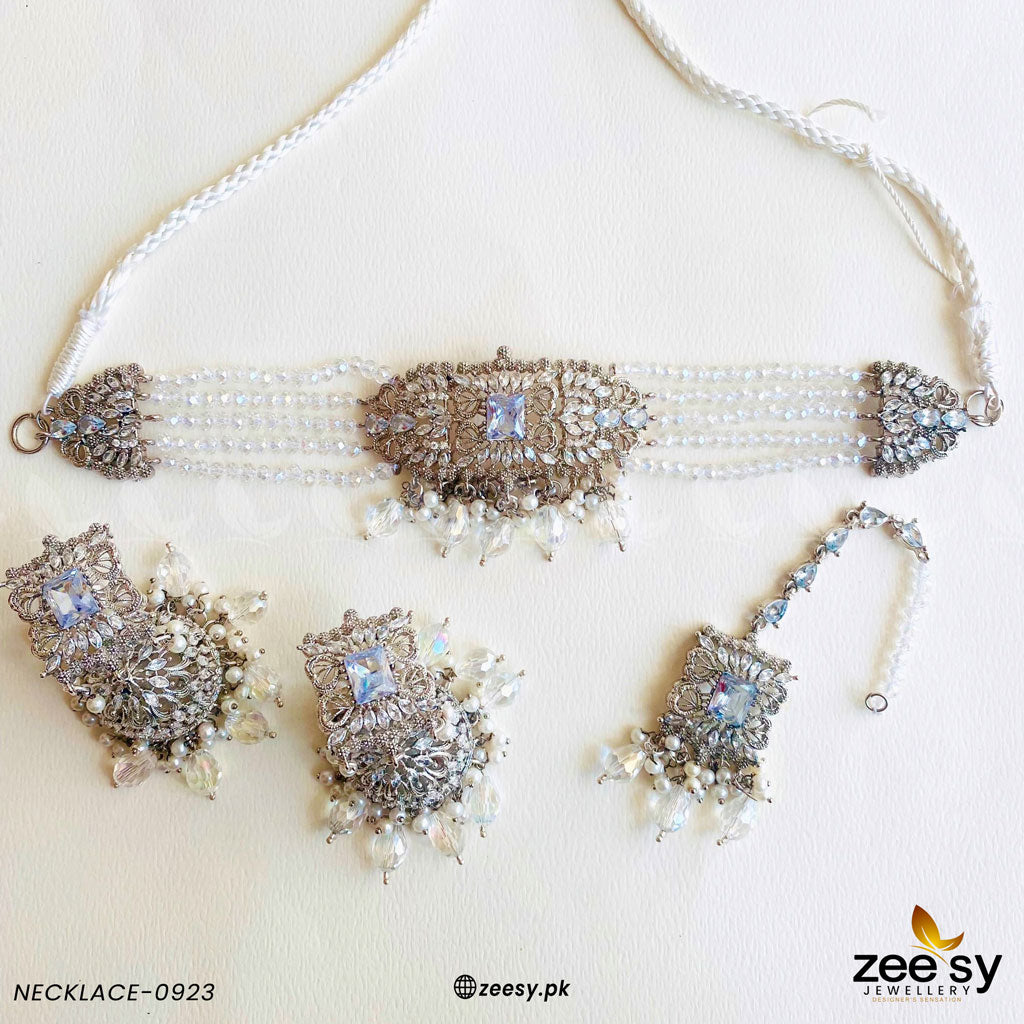 Necklace-0923 - by - Libasekhas UK - Registered Vendor of : Zeesy - 100% Original Designer Dresss