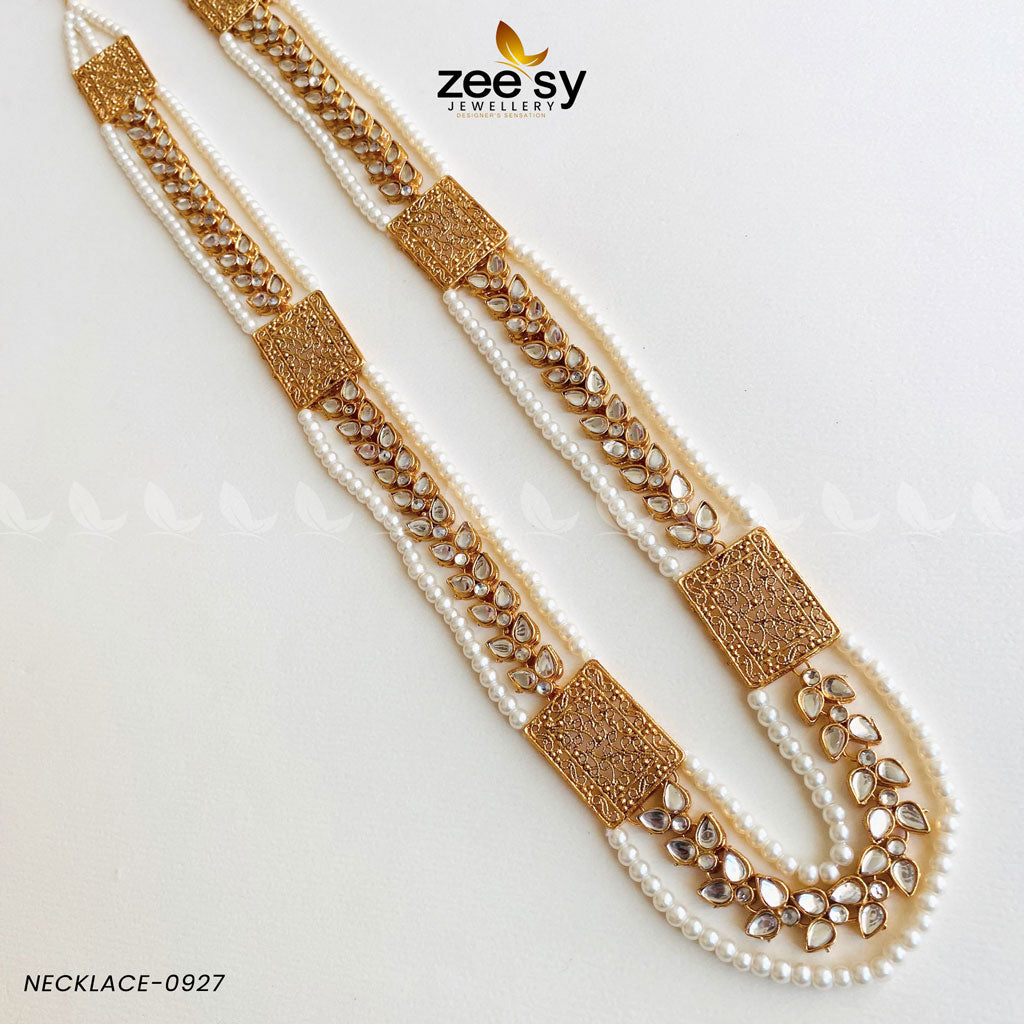 Mala Necklace-0927 - by - Libasekhas UK - Registered Vendor of : Zeesy - 100% Original Designer Dresss