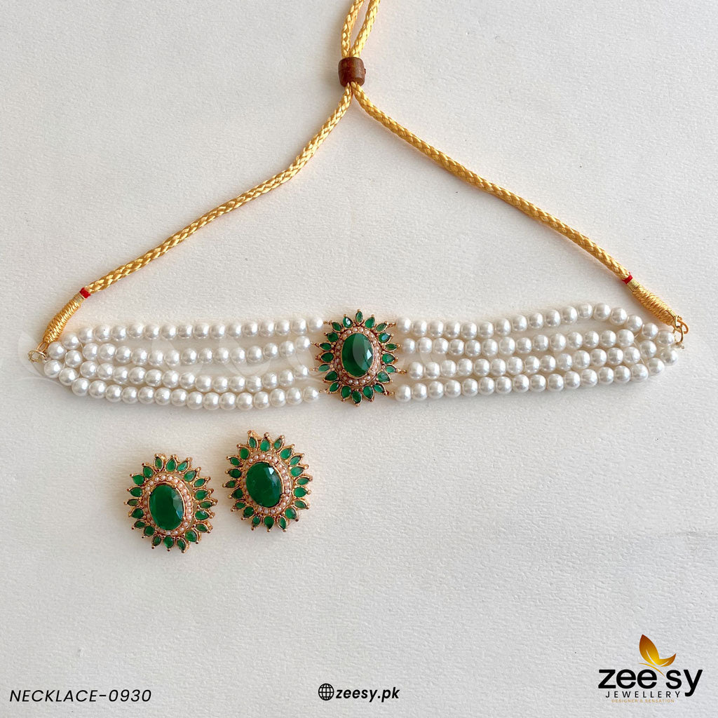 Necklace-0930 - by - Libasekhas UK - Registered Vendor of : Zeesy - 100% Original Designer Dresss