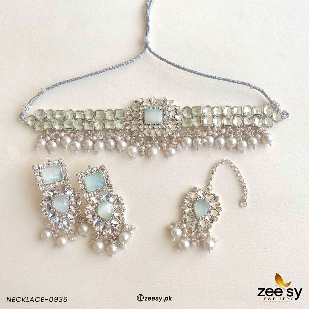Necklace-0936 - by - Libasekhas UK - Registered Vendor of : Zeesy - 100% Original Designer Dresss