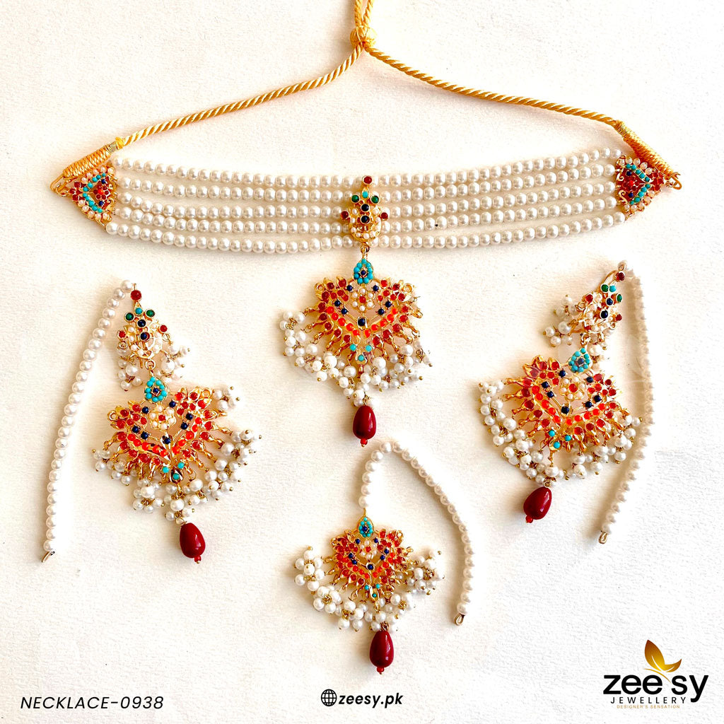 Necklace-0938 - by - Libasekhas UK - Registered Vendor of : Zeesy - 100% Original Designer Dresss