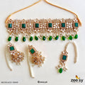 Necklace Set-0940 - by - Libasekhas UK - Registered Vendor of : Zeesy - 100% Original Designer Dresss