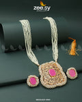 Gajra Pearl Mala - by - Libasekhas UK - Registered Vendor of : Zeesy - 100% Original Designer Dresss