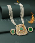 Gajra Pearl Mala - by - Libasekhas UK - Registered Vendor of : Zeesy - 100% Original Designer Dresss