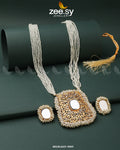 Gajra Pearl Mala - by - Libasekhas UK - Registered Vendor of : Zeesy - 100% Original Designer Dresss