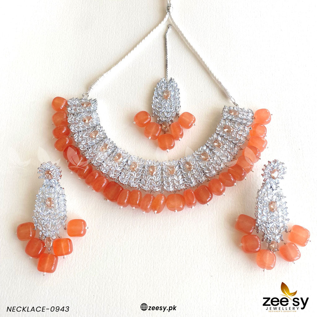 Necklace-0943 - by - Libasekhas UK - Registered Vendor of : Zeesy - 100% Original Designer Dresss