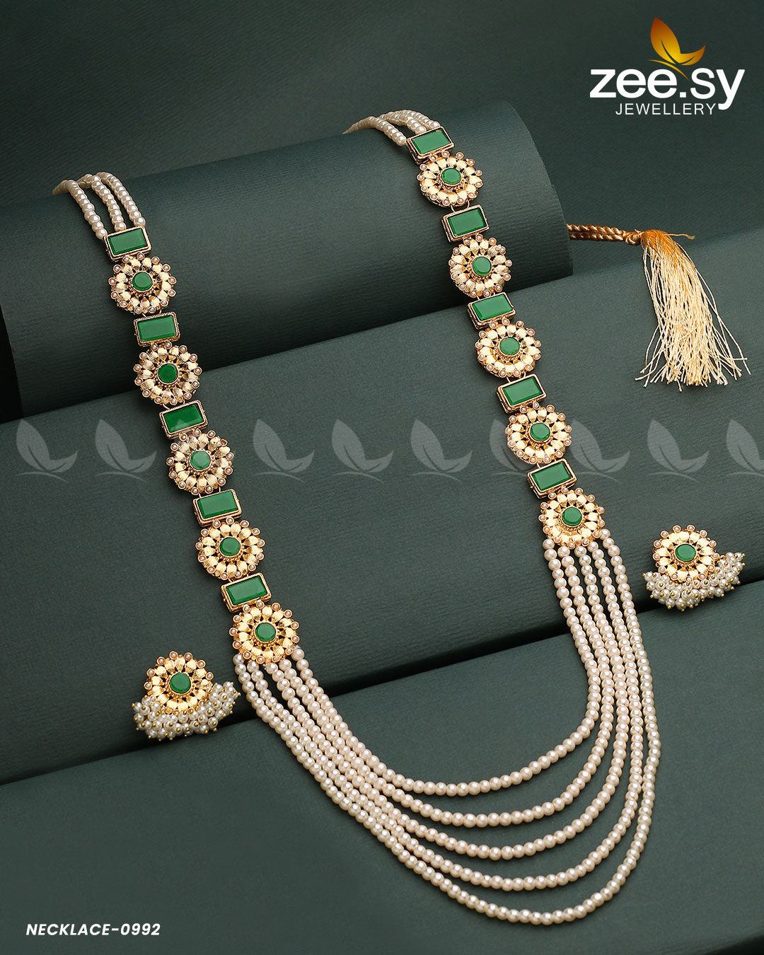 Mala Necklace-0944 - by - Libasekhas UK - Registered Vendor of : Zeesy - 100% Original Designer Dresss