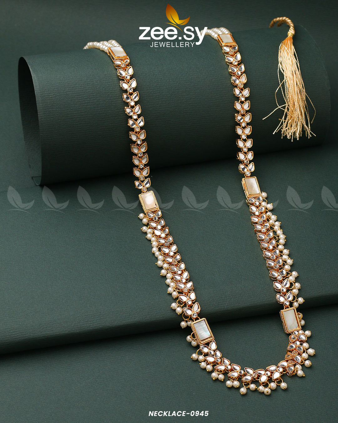 Mala Necklace-0945 - by - Libasekhas UK - Registered Vendor of : Zeesy - 100% Original Designer Dresss