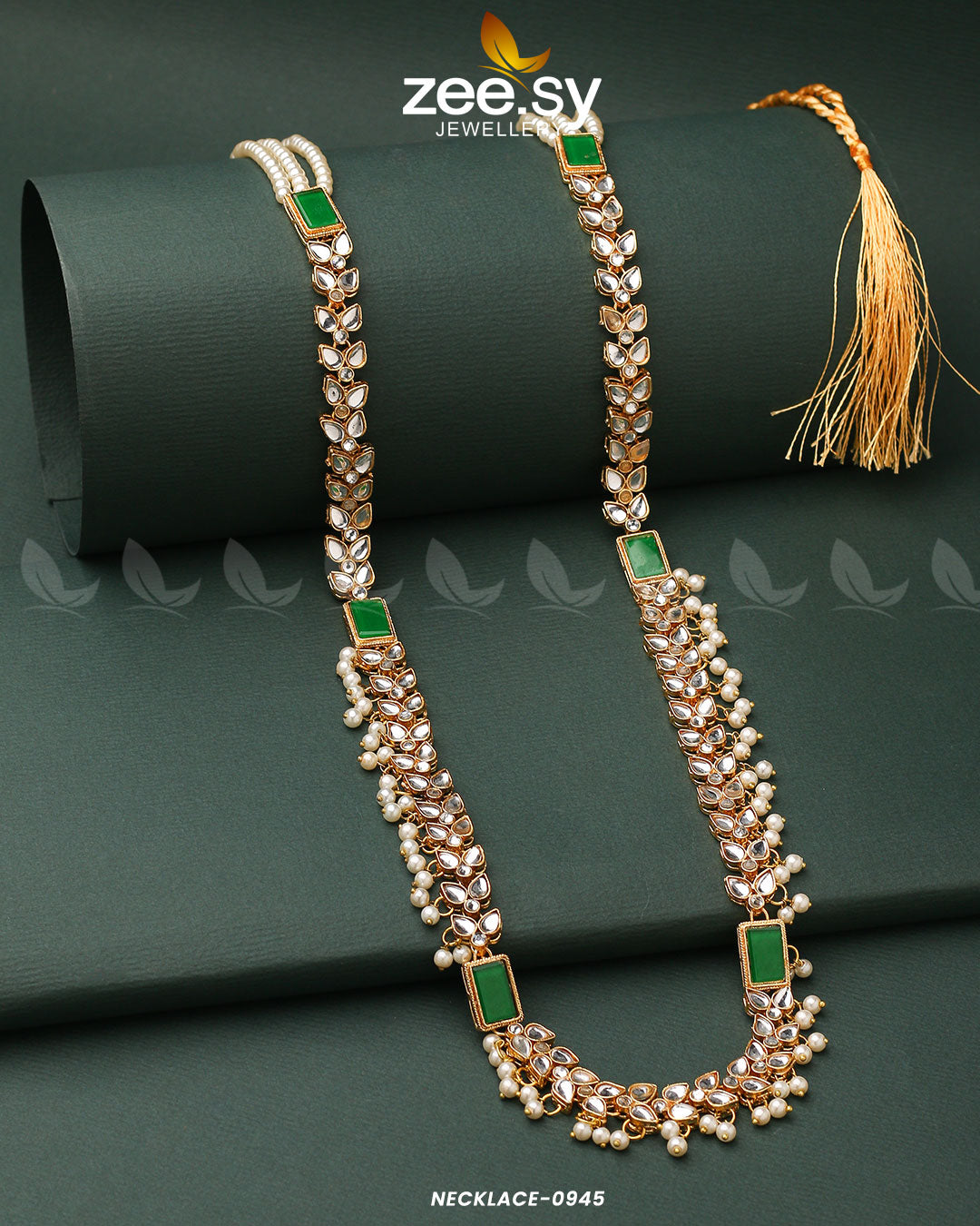 Mala Necklace-0945 - by - Libasekhas UK - Registered Vendor of : Zeesy - 100% Original Designer Dresss