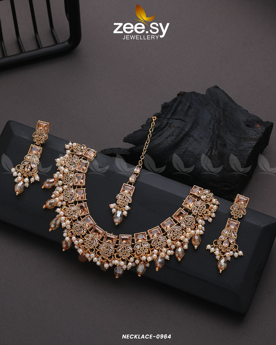 Necklace-0964 - by - Libasekhas UK - Registered Vendor of : Zeesy - 100% Original Designer Dresss