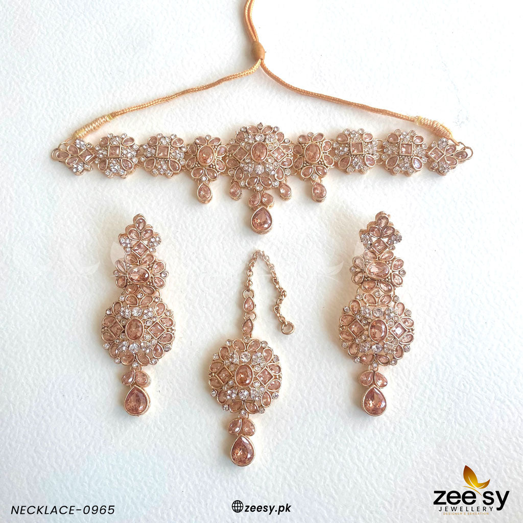 Necklace-0965 - by - Libasekhas UK - Registered Vendor of : Zeesy - 100% Original Designer Dresss