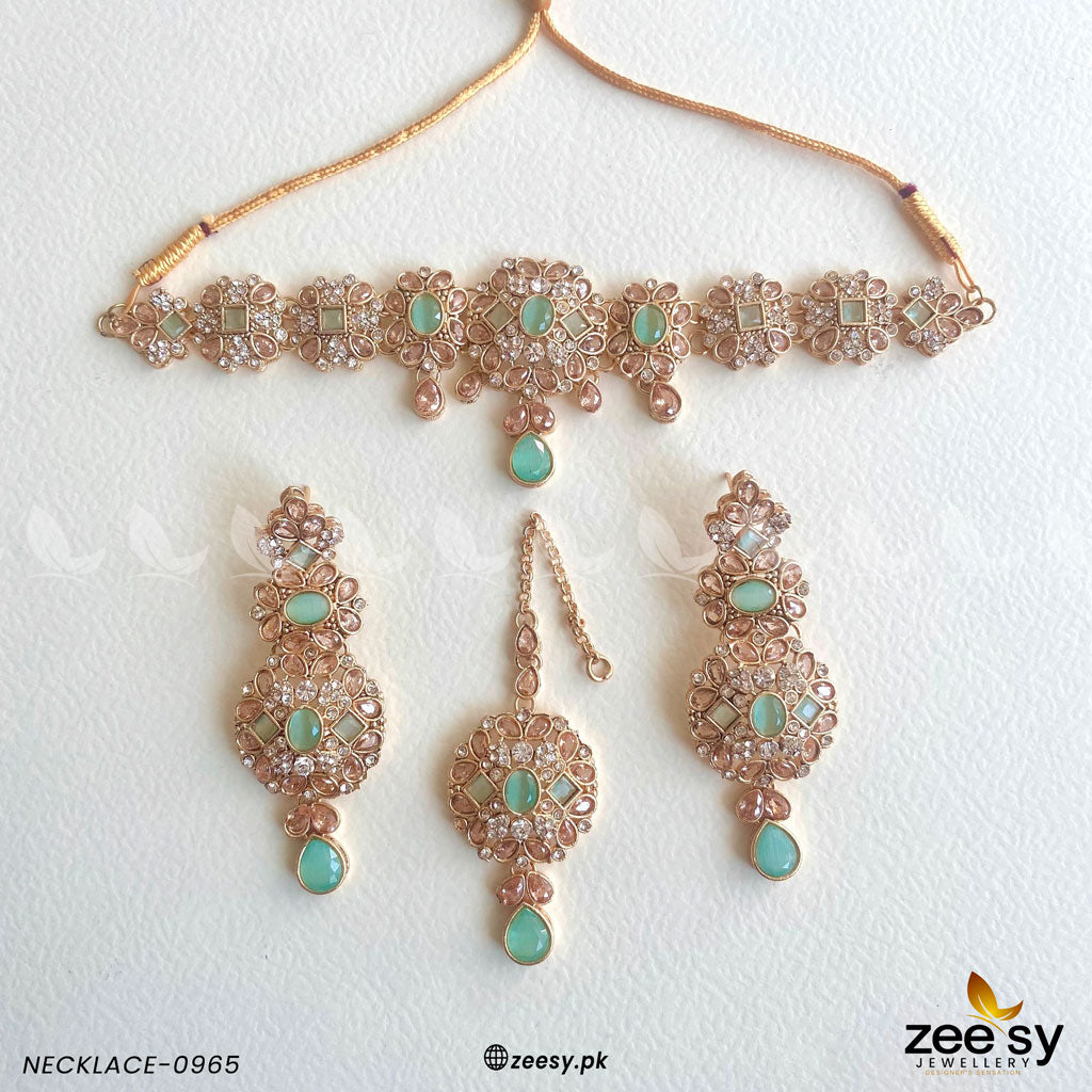 Necklace-0965 - by - Libasekhas UK - Registered Vendor of : Zeesy - 100% Original Designer Dresss